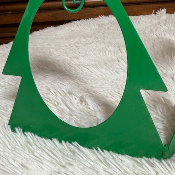 Hallmark Cards Green Metal 3 Christmas Tree Hinged Standing Screen - Picture 5 of 8